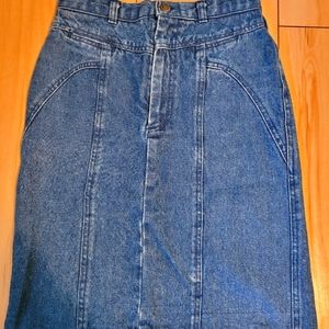 Vintage jean skirt